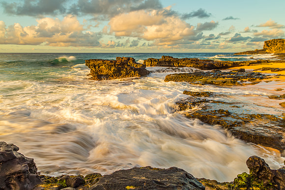 L007 - Sandy Beach Sunrise - Oahu, Hawaii