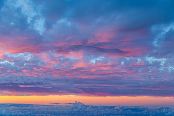 SS010 - Sunset at Mauna Kea Summit - Hawaii
